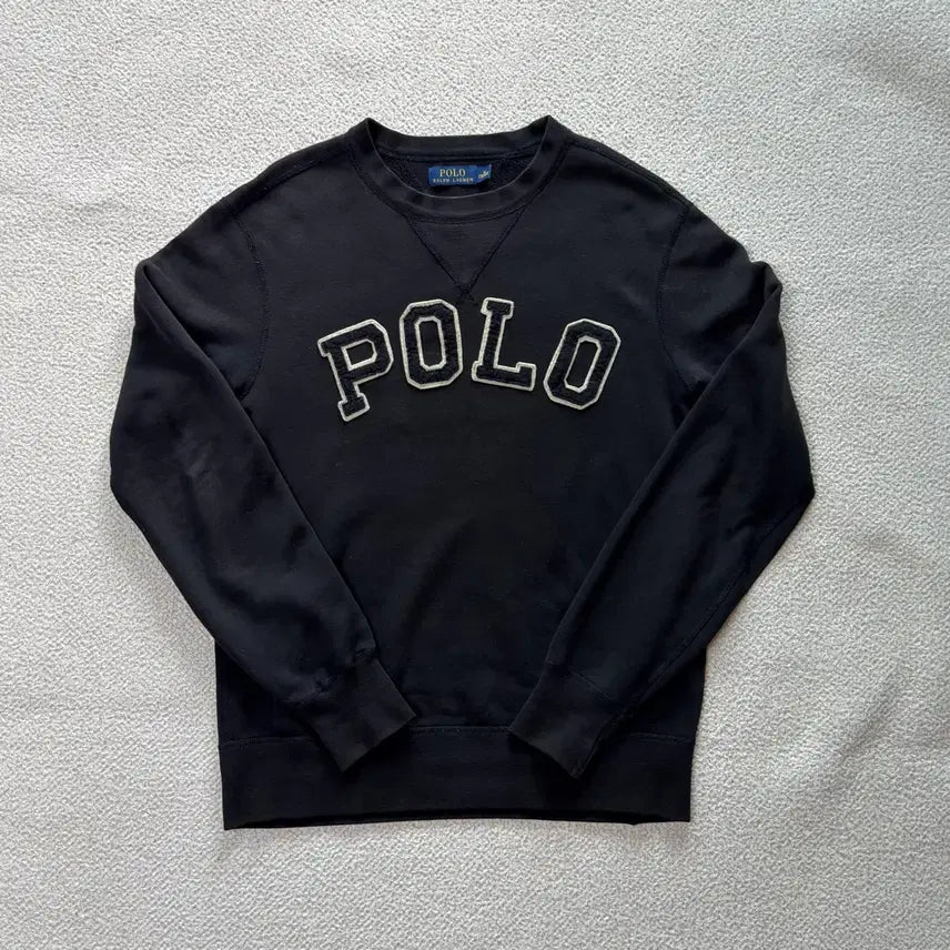 [BUNJANG] Polo Ralph Lauren Black Sweatshirt / 폴로 랄프로렌 M 블랙 맨투맨