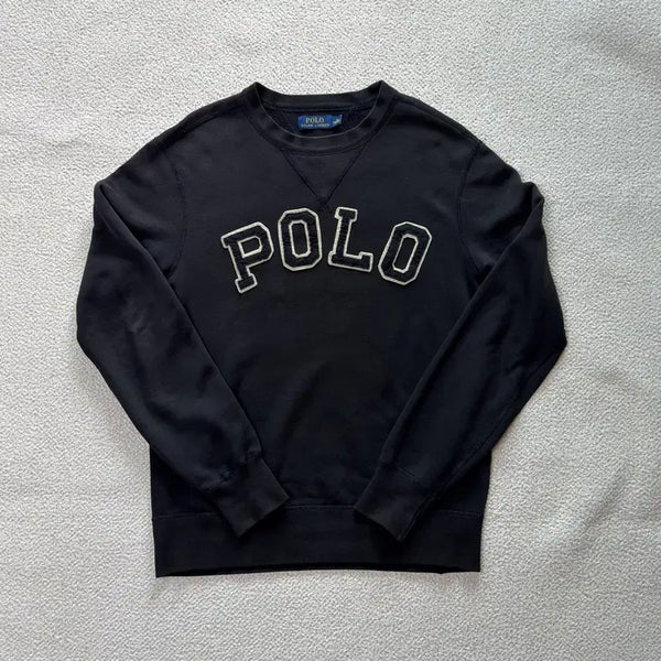 [BUNJANG] Polo Ralph Lauren Black Sweatshirt / 폴로 랄프로렌 M 블랙 맨투맨