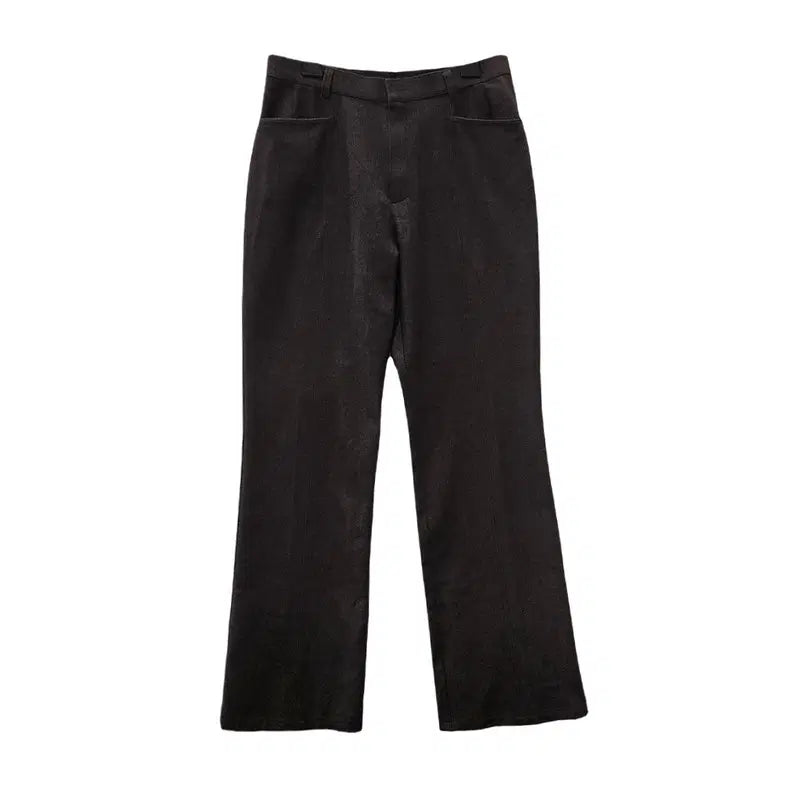 [BUNJANG] Japanese Minimalist Brown Slacks Pants / 재패니즈 미니멀 브라운 슬랙스팬츠 MADE IN JAPAN