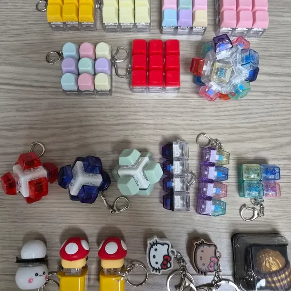 [BUNJANG] Assorted Keycap Keyring Collection / 새상품)귀여운 키캡 키링 모음 팔아요~