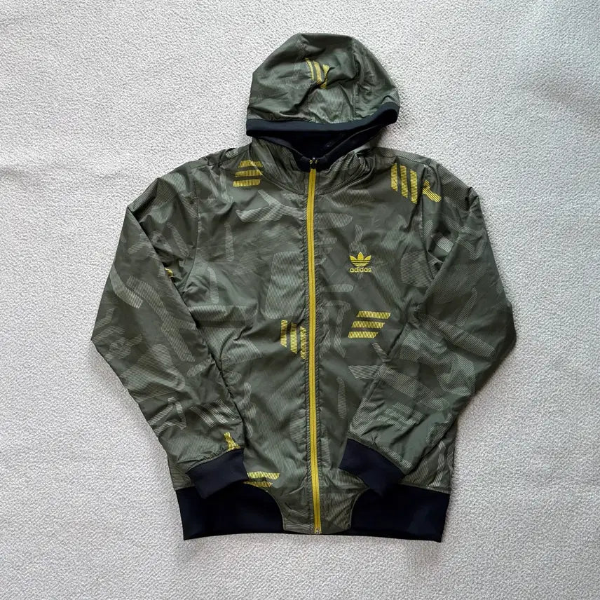 [BUNJANG] Adidas 100 Reversible Hooded Jumper / 아디다스 100 리버시블 후드점퍼