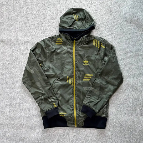 [BUNJANG] Adidas 100 Reversible Hooded Jumper / 아디다스 100 리버시블 후드점퍼