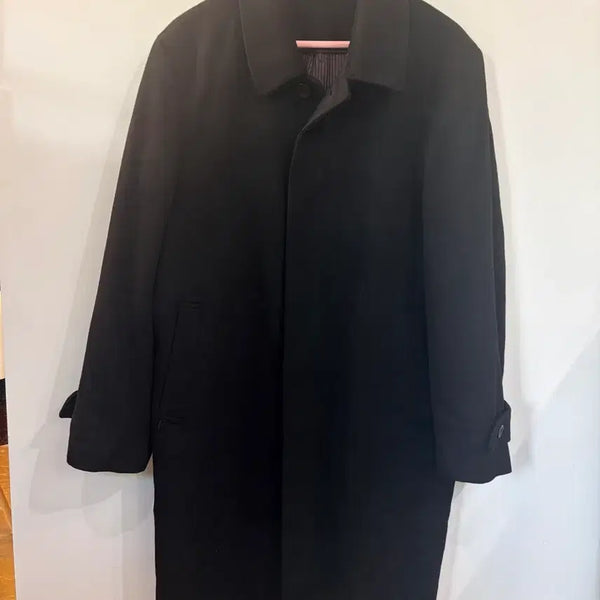 [BUNJANG] Pierre Balmain Cashmere Coat Black / 피에르 발망 캐시미어 코트 블랙