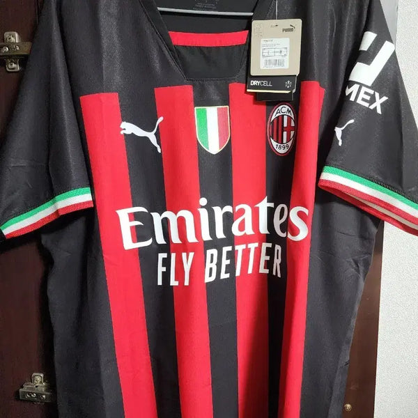 [BUNJANG] AC Milan 2022-23 Puma DryCell Authentic Home Jersey (L) / 22/23 AC밀란 홈 어센틱 새상품