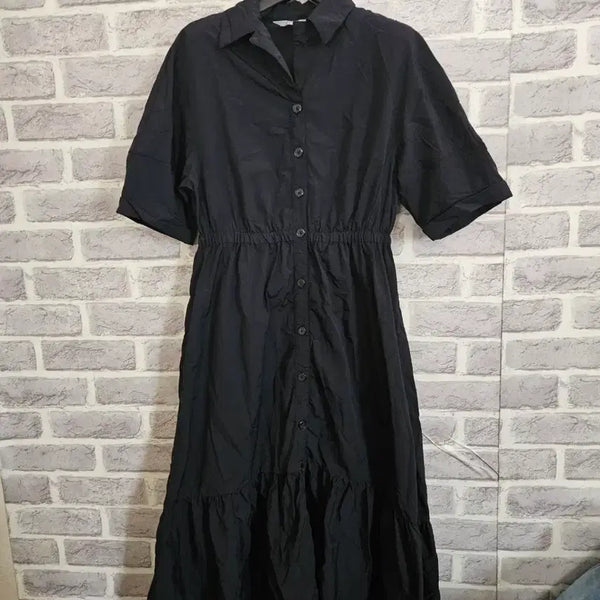 [BUNJANG] 8seconds Navy Shirt Dress / 에잇세컨즈 네이비 셔츠 원피스S/알뜰한여우