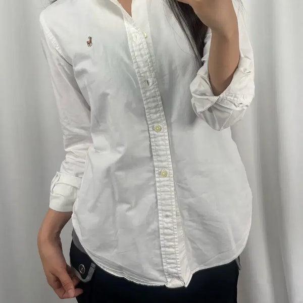 [BUNJANG] Polo Oxford White Shirt / 폴로 옥스퍼드 화이트 셔츠