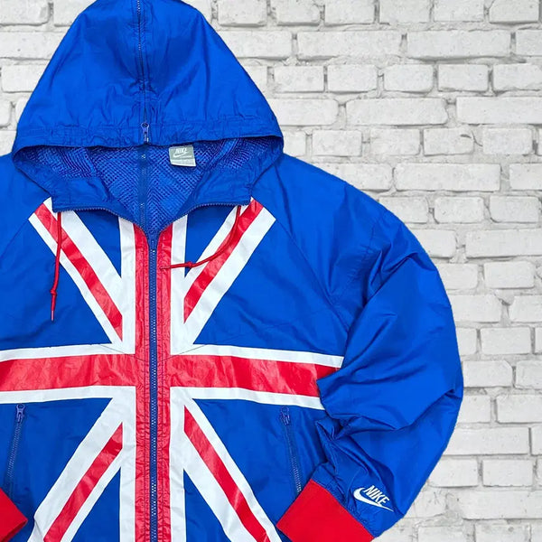 [BUNJANG] Nike 2008 Beijing Olympics Union Jack Windrunner Jacket (Size S) / (2847) 나이키 2008 베이징 올림픽 기념 유니언잭 윈드러너 S