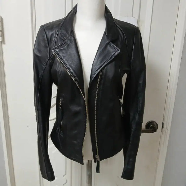 [BUNJANG] ROBO TREND Italian Lambskin Rider Jacket / ROBO TREND 이탈리아 양가죽  자켓   새옷