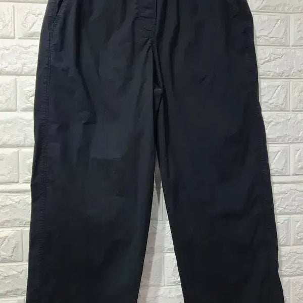 [BUNJANG] Beaker Cotton Semi Wide Fit Pants Black / 비이커 바지