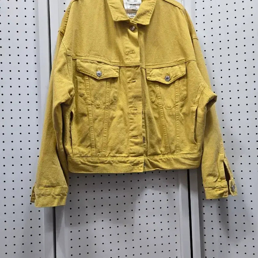 [BUNJANG] FullnBear Yellow Denim Jacket M / (1868)풀엔베어 옐로우 데님 자켓m