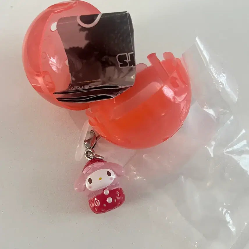 [BUNJANG] My Melody Strawberry Ichigo Gacha Keychain / 마이멜로디 딸기 이치고 가챠 키링 메지루시