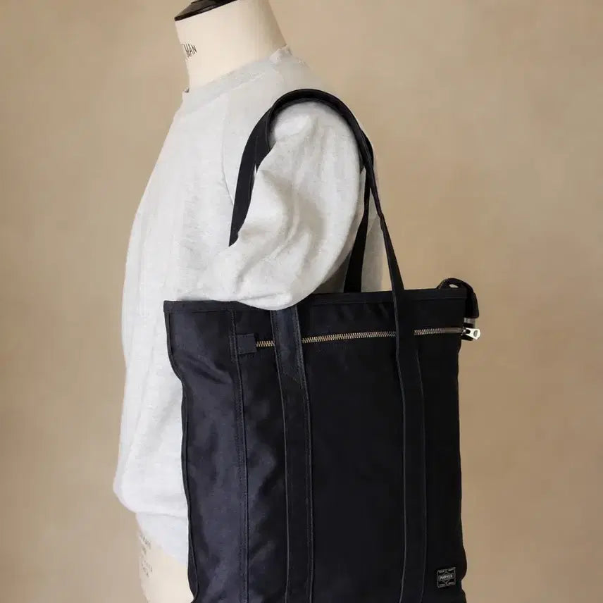 [BUNJANG] Porter Smoky Tote Bag Navy / Porter Smoky 포터 스모키 토트백 네이비
