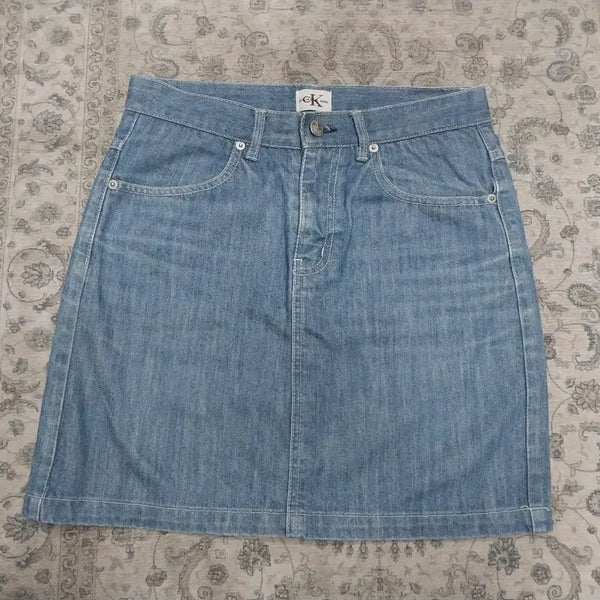 [BUNJANG] Calvin Klein Denim Skirt Size 28 / CK 캘빈클라인 데님 스커트 28사이즈