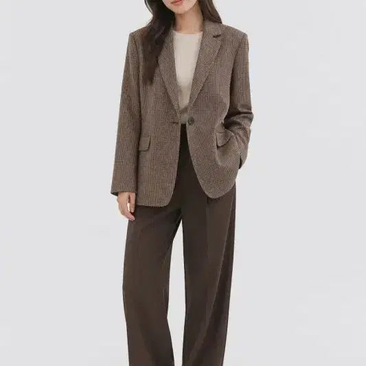 [BUNJANG] Mixxo Brown Women's Blazer M / 미쏘 브라운 여자 M 블레이저 O1912