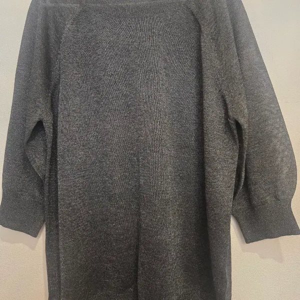 [BUNJANG] Manoush Pearl Grey Knit Sweater / 마누슈 펄 그레이 니트 스웨터