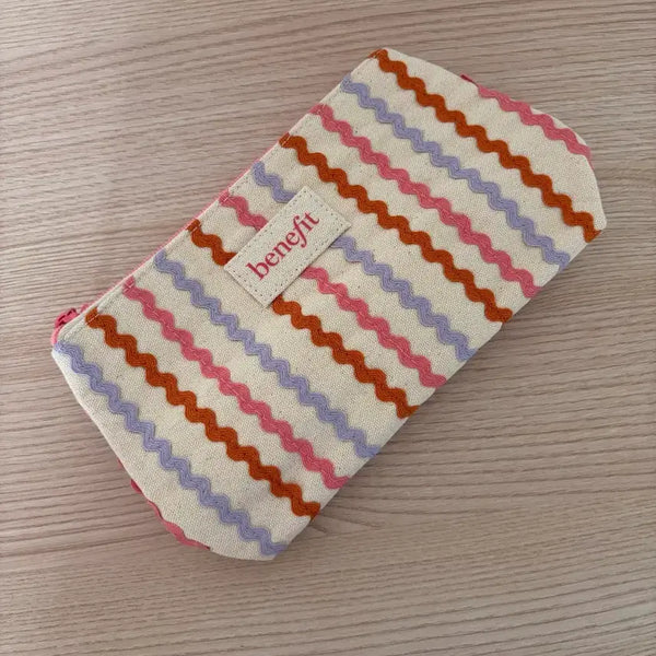 [BUNJANG] Benefit Pink Purple Wave Pouch / 베네피트 파우치 핑크 퍼플 웨이브