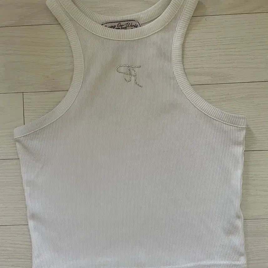 [BUNJANG] Three Times Jewel Tank Crop Top / 쓰리타임즈 쥬얼탱크탑 크롭 / S
