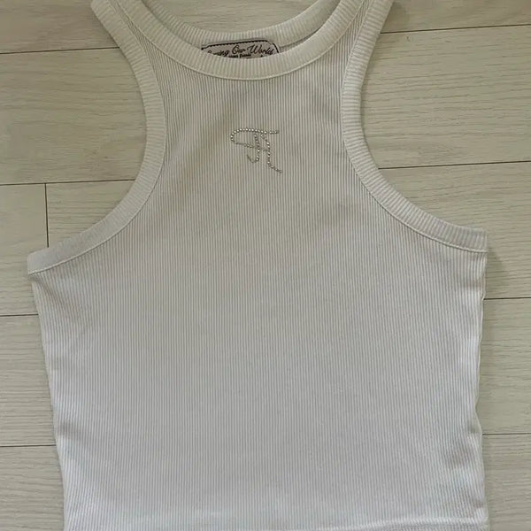 [BUNJANG] Three Times Jewel Tank Crop Top / 쓰리타임즈 쥬얼탱크탑 크롭 / S
