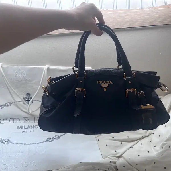 [BUNJANG] Prada Black Nylon Tote Bag / 프라다 블랙 나일론 토트백(정품)