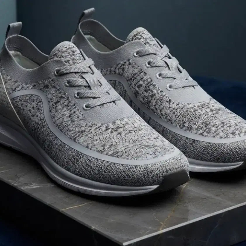 [BUNJANG] Hawkins Men's Lightweight Knit Sneakers Grey / 새상품 호킨스 남자 니트 가벼운 경량 운동화 스니커즈 그레이 280