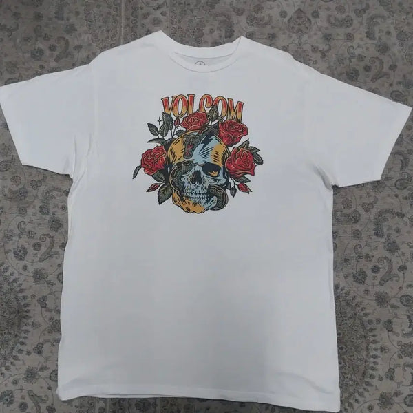 [BUNJANG] Volcom Skull Graphic T-Shirt XL / VOLCOM 볼컴 스컬 그래픽 반팔티 XL