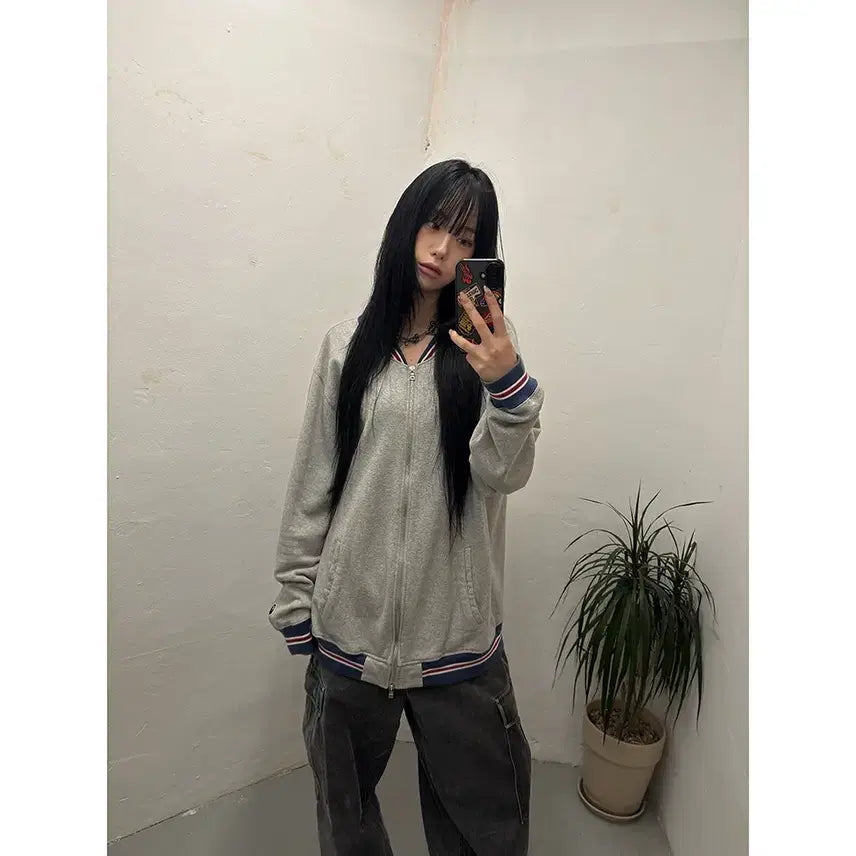 [BUNJANG] A Bathing Ape 00s Vintage Two-Way Cotton Zip Sweat Jacket / A BATHING APE 00s Sweat Zip Jacket
