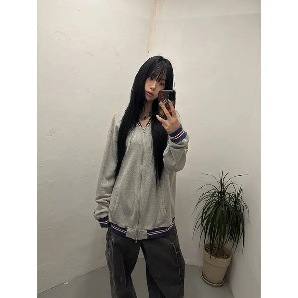 [BUNJANG] A Bathing Ape 00s Vintage Two-Way Cotton Zip Sweat Jacket / A BATHING APE 00s Sweat Zip Jacket