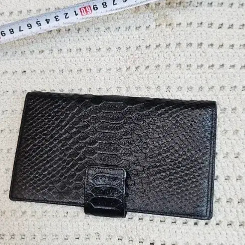 [BUNJANG] SSAMZIGE Crocodile Pattern Leather Long Wallet / SSAMZIGE악어 무늬 가죽 장지갑