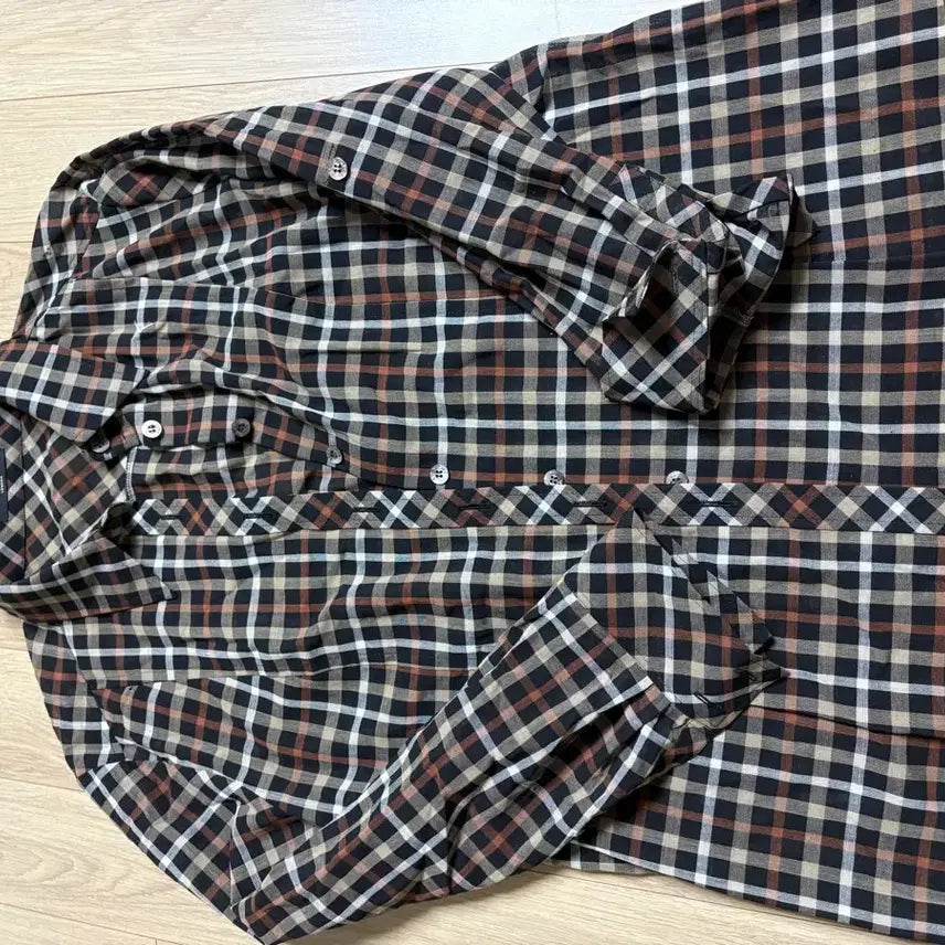 [BUNJANG] Daks Linen Check Shirt / 닥스 린넨 셔츠