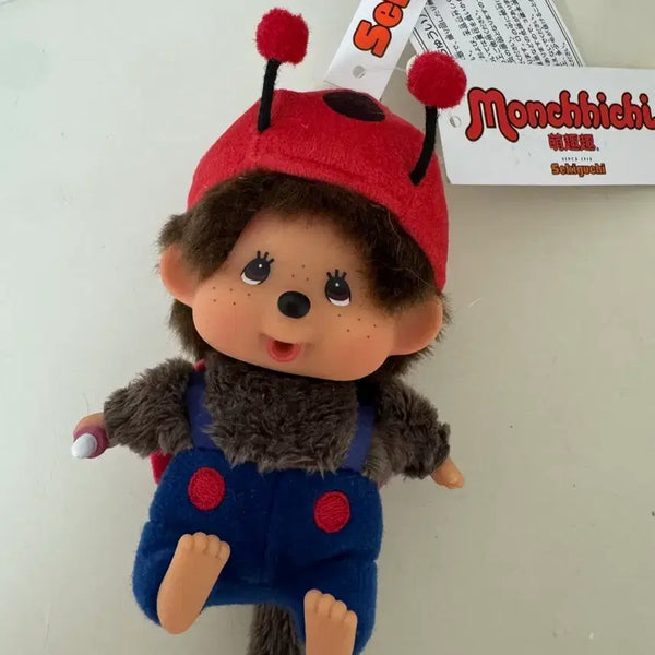 [BUNJANG] Authentic Ladybug Monchhichi Keychain / 정품 무당벌레 몬치치 키링
