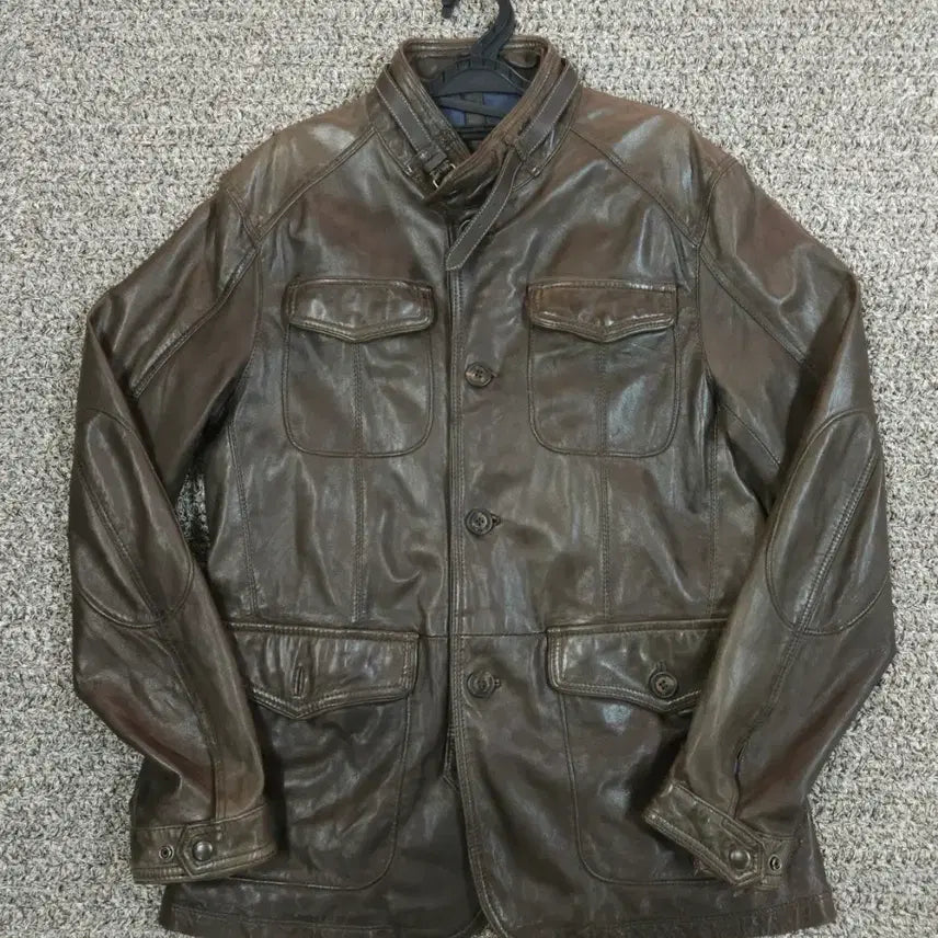 [BUNJANG] Massimo Dutti Brown Genuine Leather Jacket Men's L / 마시모두띠 브라운 양가죽 자켓 남성 의류
