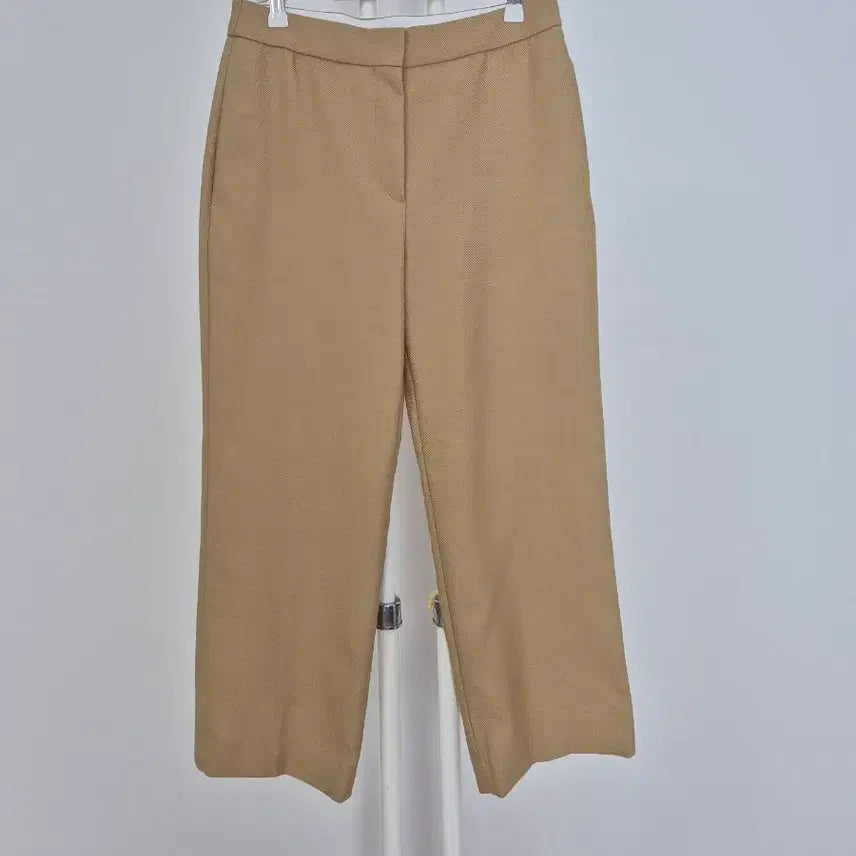 [BUNJANG] The Cashmere Beige Straight Fit Wide Slacks / 더캐시미어 베이지 일자핏 와이드 슬랙스