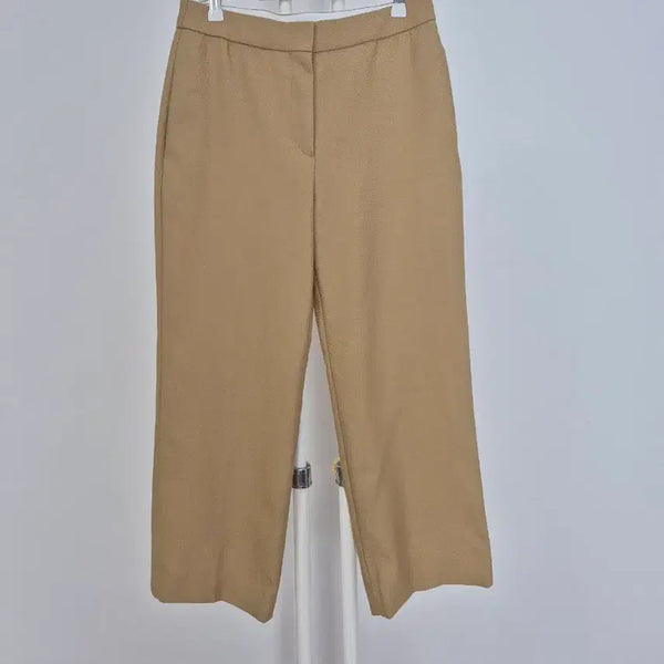 [BUNJANG] The Cashmere Beige Straight Fit Wide Slacks / 더캐시미어 베이지 일자핏 와이드 슬랙스