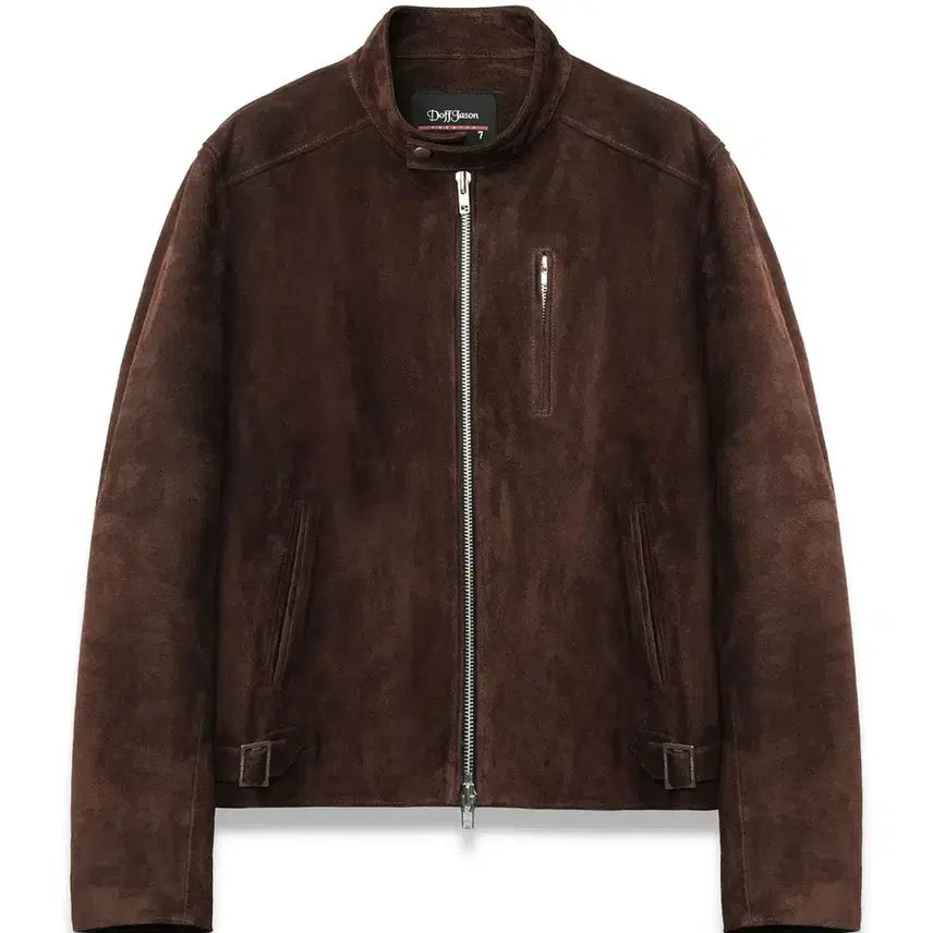 [BUNJANG] Dope Jasons Premium Cowhide Suede Biker Jacket Mocha XL / (새상품/XL) 도프제이슨 프리미엄 카우하이드 스웨이드 바이커 자켓 MOCHA