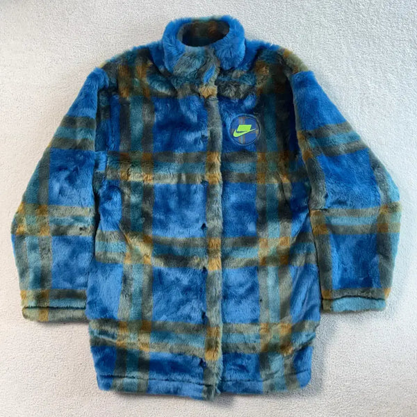 [BUNJANG] Nike Faux Fur Jacket / 나이키 퍼 자켓