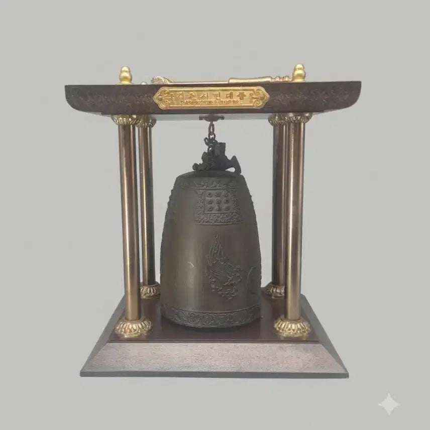 [BUNJANG] Gimcheon Citizen's Bell Replica Bronze Bell / 골동품 근대사 김천시민대종 모형  비천 청동종