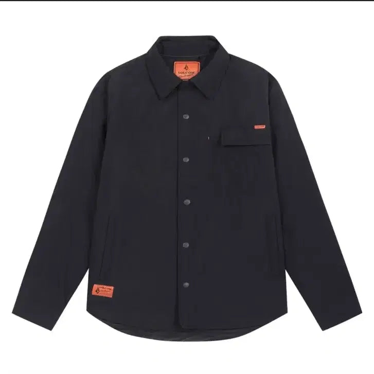[BUNJANG] Volcom Shirt Jacket Black M / 볼컴 셔츠 자켓 블랙, M