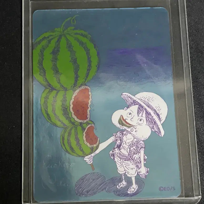 [BUNJANG] Natsukomi Watermelon Luffy Single Card / 나츠코미 수박루피 한장