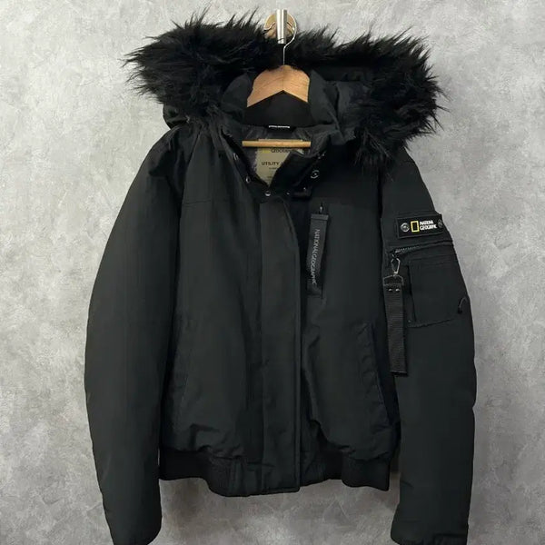 [BUNJANG] National Geographic Men's Padded Jacket Black S / 내셔널지오그래픽 남성 패딩 블랙 S