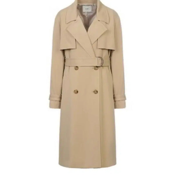 [BUNJANG] LIST Side Slit Double Trench Coat Beige Size 55 / 리스트 사이드 슬릿 더블 트렌치코트 55 3회 착용 2020 롯데백화점 구매
