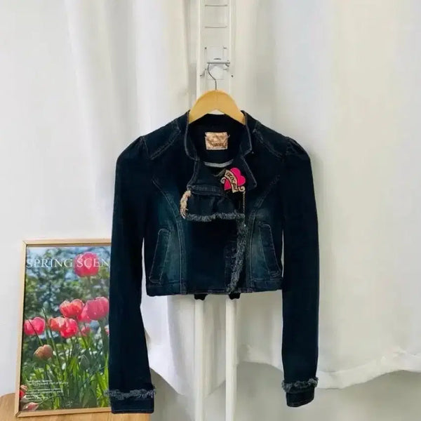 [BUNJANG] Ojzk Cropped Denim Jacket Size 55 / 오조크 크롭 데님 자켓 44-55
