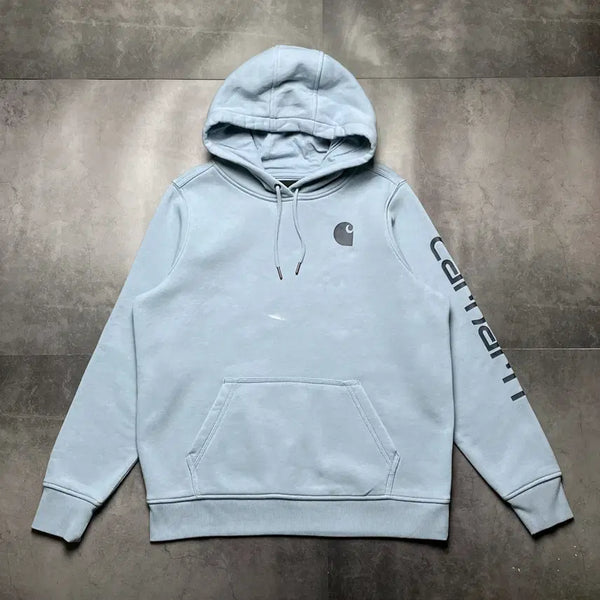 [BUNJANG] Carhartt Logo Graphic Work Hoodie A01456 / CARHARTT 칼하트 로고그래픽 워크후드티 A01456