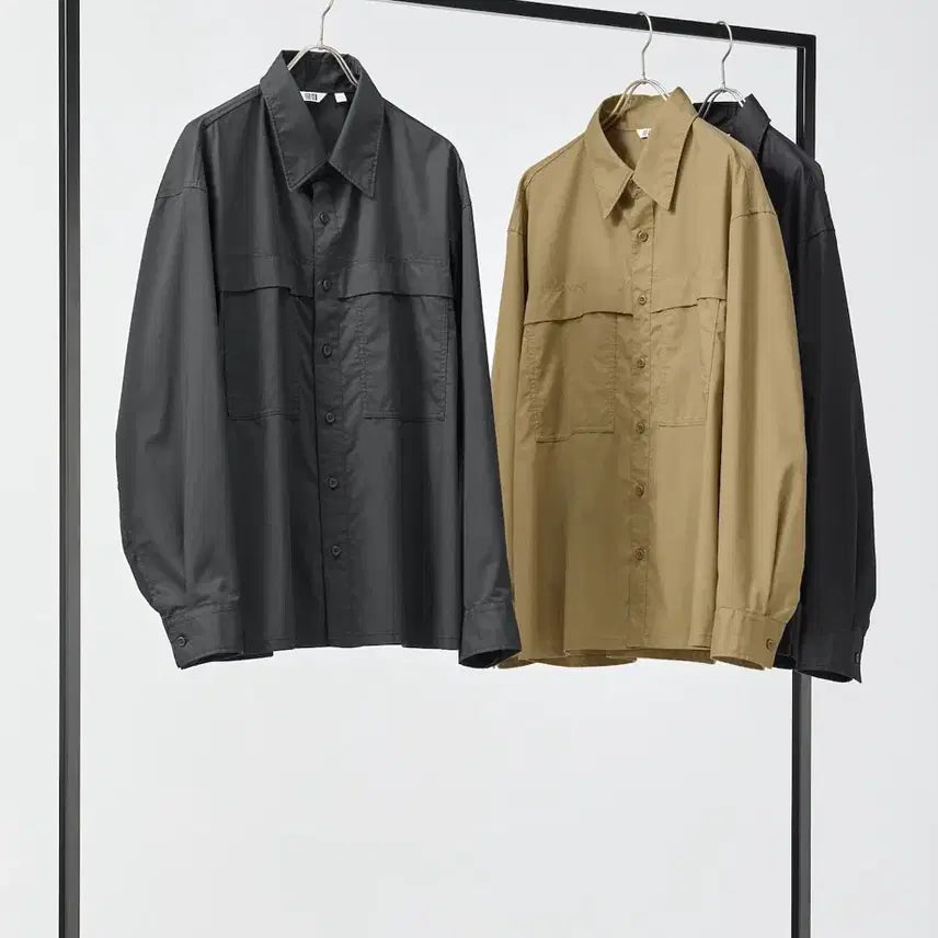 [BUNJANG] Uniqlo U Utility Shirt Black M / 유니클로 유니U 유틸리티 셔츠 블랙 M 판매