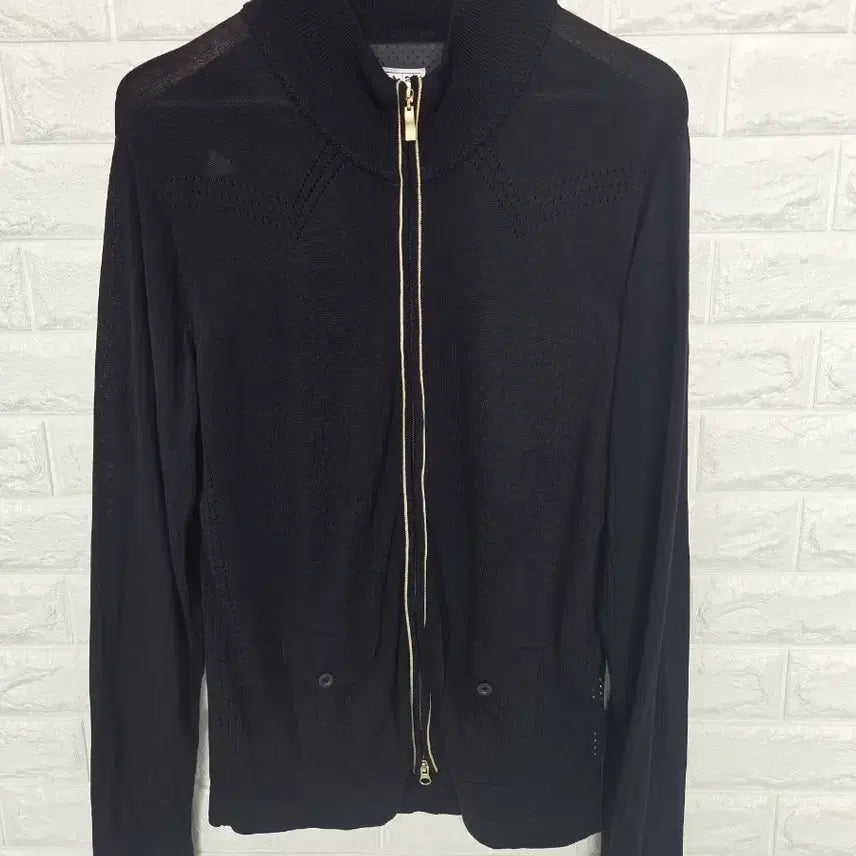 [BUNJANG] Adidas Black Full Zip Cardigan / 아디다스 블랙 집업 가디건