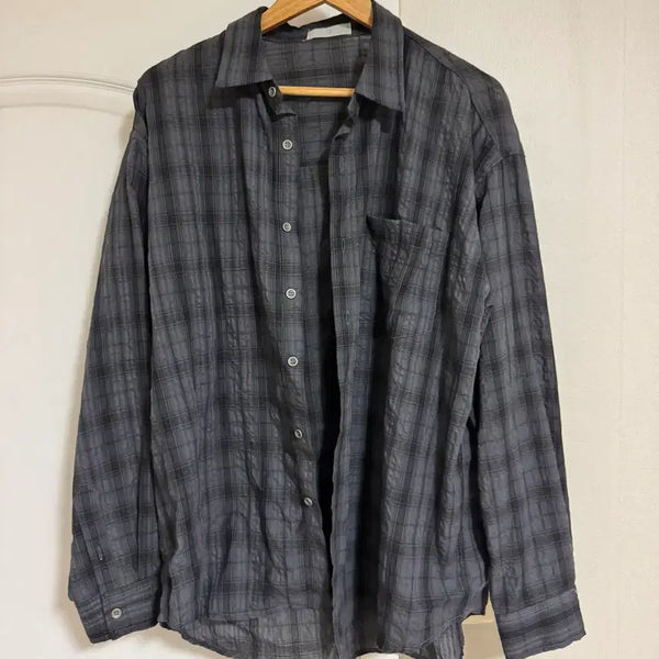 [BUNJANG] MAN IN STORE Product Wrinkle Shirt / 맨인스토어 프로덕트 링클셔츠 새상품급