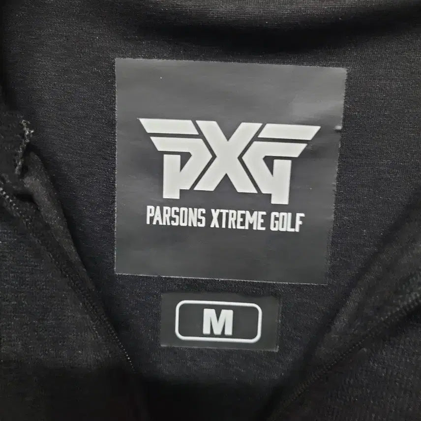 [BUNJANG] PXG Windproof Knit Full Zip-Up M Black / PXG 방풍 니트 집업 M 사이즈 블랙