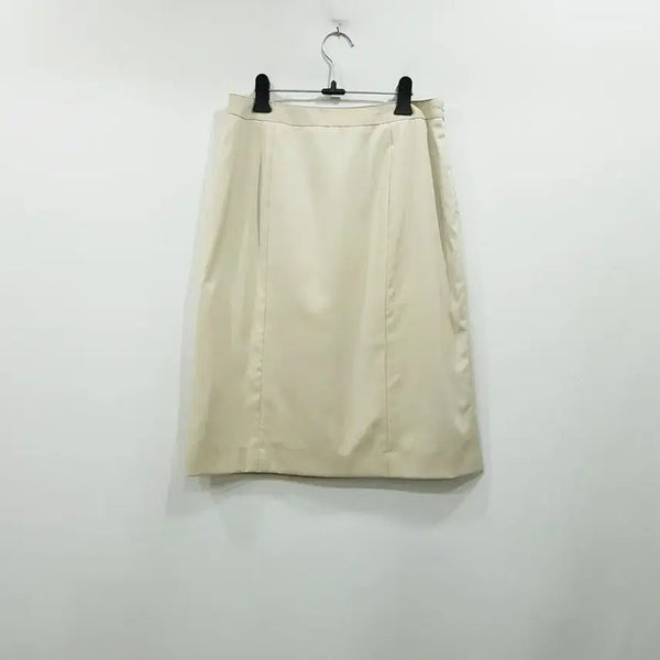 [BUNJANG] Vintage Wool Blend Midi Skirt / T45 빈티지 뒤트임 오피스룩 하객룩 울 혼방 미디 스커트 여25