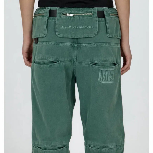 [BUNJANG] Plastic Product MPa Bag Pants Emerald Green S / 플라스틱 프로덕트 MPa bag pants 에메랄드 그린 S