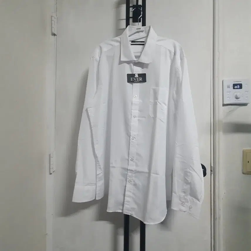 [BUNJANG] EVER Men's Formal Shirt White 2XL / 새옷 EVER 남자 정장셔츠 2XL 110 화이트