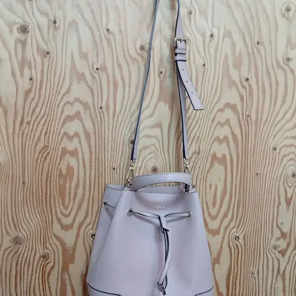 [BUNJANG] FURLA Stacy Bucket Bag (Light Pink) / [정품] 훌라 스테이시 버킷백 (라이트핑크/복조리가방)